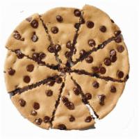Chocolate Chip Cookie Cake · Delicious chocolate chip cookie cake baked in our warm oven!