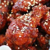 Fried Chicken Wings · 4 pieces. 
Dressing on the side, or have another request?
Note: Any price alterations will b...
