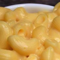 Macaroni & Cheese · House made creamy rich Cheesy sauce with fusilli pasta. Kids & Adults Favorite! = 1 LB