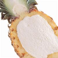 Pineapple Vegan Sorbet · Refreshing pineapple sorbet served in the natural fruit shell. (Frozen)