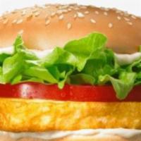 Veggie Burger · Veggie Patty, Toppings & Choice of Cheese on Kaiser Roll