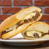 Rocky Balboa · Fresh roast beef with melted Swiss cheese on garlic bread. All cold cuts are Boar's head.