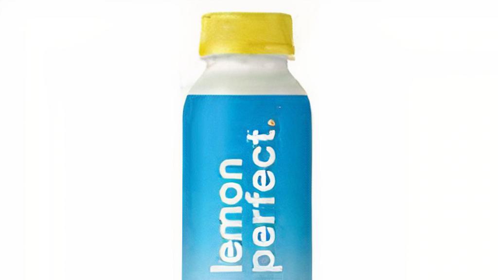 Just Lemon - Lemon Perfect · Naturally Refreshing Lemon-Powered Beverage. Cold-Pressed Lemon Water with only 5 Calories & Zero Sugar. (Half A Squeezed Organic Lemon In Every Bottle)