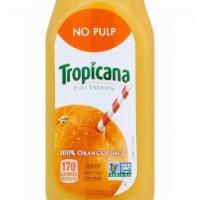 Tropicana Pure Premium Orange Juice 12 Oz · 100% Orange Juice (No Pulp) 12oz Bottle