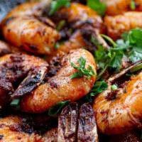 Garlic Shrimp  · Half pound EZ peel garlic shrimp