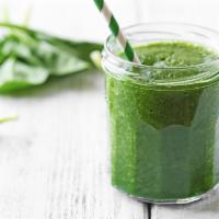 Detox Green Smoothie · Banana, pineapple and mango, with spinach and ginger.