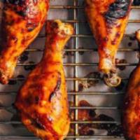 Bbq Chicken · BBQ Chicken Quarter Portion.  Your choice of Leg (short thigh & drumstick) or Breast (breast...