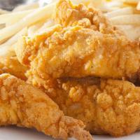 5 Pieces Chicken Fingers With French Fries · 