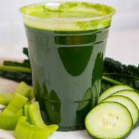 Power Green · Spinach*, kale*, parsley*, celery*, and cucumber*.
*Organic