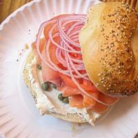 Plain Cream Cheese On A Bagel · 