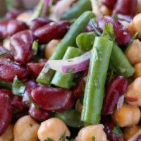 3 Bean Salad · Traditional mix of green, wax and kidney beans in a sweet vinaigrette
