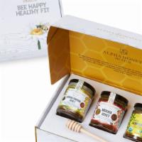 Build Your Own Honey Gift Box · Alpha Honey Health 3 Honey Gift Box Set