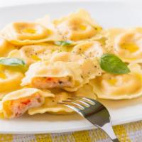 Lobster Ravioli,6Pc (Heating Required) · These ravioli are seasoned to perfection a go well with our lobster bisque as a sauce.