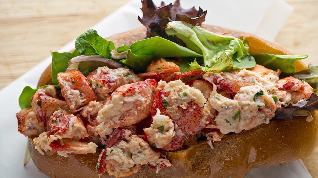 Lobster Salad (8 Oz.) · Using large chunks of Maine and Canadian knuckle and claw meat at all times this salad is always a crowd pleaser. It has only a few ingredients. Lobster, celery, mayonaise, old bay, just a touch, lemon juice, sea salt, celery seed and cracked black pepper. The taste of the sea really comes out.