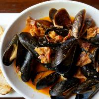 Pei Mussels (1 Lb.) · The ocean climate and tidal patterns in this area are conducive to raising mussels and in th...