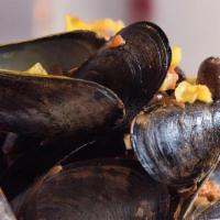 Mussels · Prince Edward Isl. Mussels
‘Moules Frite’: Steamed Pei Mussels, White Wine, Italian Parsley ...