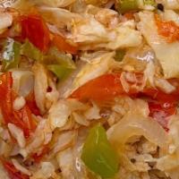 Saltfish/Cod Fish · Delicious blend of saltfish mixed with green peppers, onion, tomato and top taste seasoning ...