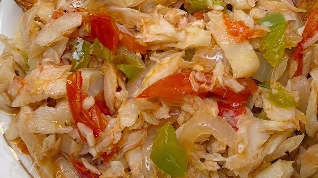 Saltfish/Cod Fish · Delicious blend of saltfish mixed with green peppers, onion, tomato and top taste seasoning added to make this dish one of a kind.