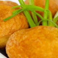 Fry Dumpling · Top Taste homemade fry dumplin is a must try. Made with flour and Top Taste special ingredie...