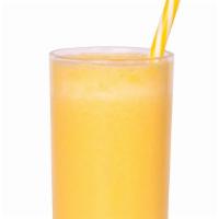 Mighty Mango Yogurt Shake  · Fresh cantaloupe, mango, and banana blended with low-fat vanilla yogurt.