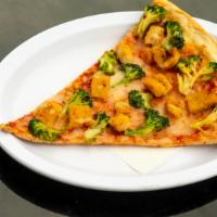 Chicken, Broccoli Pizza · 