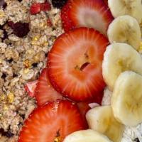 Acai Bowls · Organic Acai, Granola, Banana, Strawberries, Blueberries, Coconut
