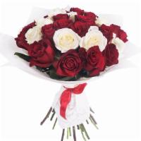 Red And White Roses · Send these picture-perfect Red and White Roses to brighten your loved one's day. Perfect for...