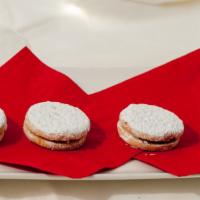 Alfajores · Peruvian traditional cookies filled with caramel custard (set of 12 cookies)