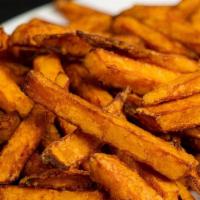 Sweet Potato Fries · medium cut golden sweet potato fries