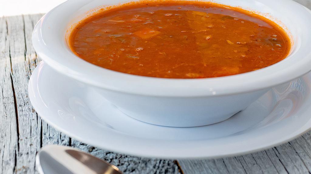 Lentil Soup · homemade classic Greek 