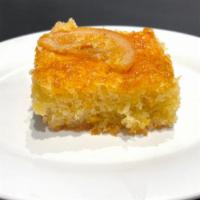 Greek Orange Cake · Greek orange cake made with phyllo pastry and soaked in syrup.
