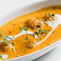 Malai Kofta · Vegetable balls comprised of ground veggies and cheese in a creamy unforgettable thick gravy