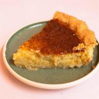 Coconut Custard Slice · Nothing hits the spot like this old-fashioned, comforting custard pie. An NYC classic.