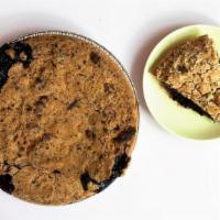 Blueberry Crumb Whole Pie · Contains nuts.