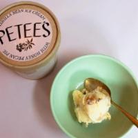Pint Of Pecan Pie Ice Cream · Gooey chunks of our Brown Butter Honey Pecan Pie swirled into our homemade vanilla ice cream.