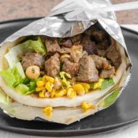 Falafel Gyro(Only) · Gyros come with lettuce, onions, cucumbers & tomatoes
