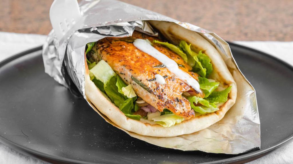 Fish Gyro (Fried) (Only) · Gyros come with lettuce, onions, cucumbers & tomatoes