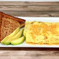 Western Omelette Platter · Served with fries or two hash brown and toast or bagel.