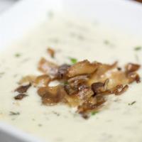 Clam Chowder · Lots of clams, bacon, dill & heavy cream