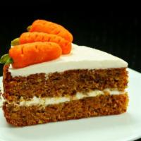 Carrot Cake · Fresh slice of Carrot cake.