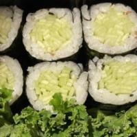 Vegetable Sushi (7) · Seven pieces. With cucumber or avocado roll.