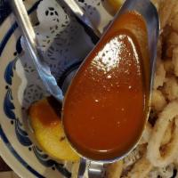 Lulas Fritas (Calamari) · Fried Calamari served w/ house-made marinara sauce.