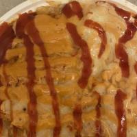 Pollo Yaroas · Chicken. French fries or sweet plantain topped with chicken, ketchup, mayonnaise, and melted...