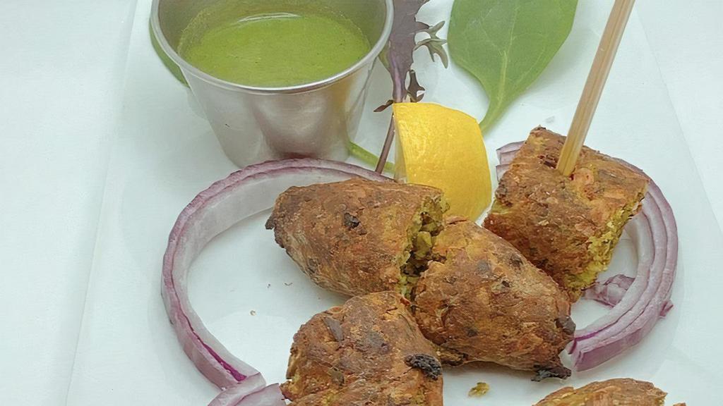 Tandoori Hara Bhara Kabab · Hara bhara kabab are a popular healthy and delicious appetizer made with spinach, potatoes, peas, spices and herbs in Tandoor oven