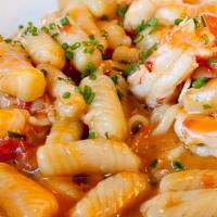 Gnocchetti · shrimp, chili, rosemary. Allergies:  Alcohol, Allium, Chile, Dairy, Gluten, Nightshade, Shel...