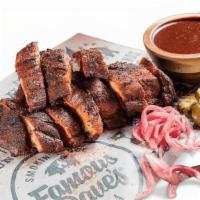 Southside Rib Tips · A pound of Memphis-style, dry-rubbed tips served with a side of jalapeño pickled red onions,...