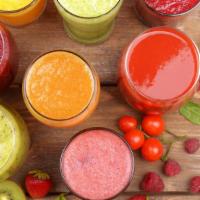 Make Your Own Juice · Choose 3 fresh ingredients.