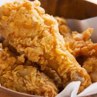 Fried Chicken (4 Pieces) · Includes breast, wing, leg, thigh.