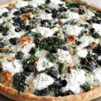 White Pizza With Sautéed Spinach · 