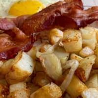 Home Fries With  Pastrami · 